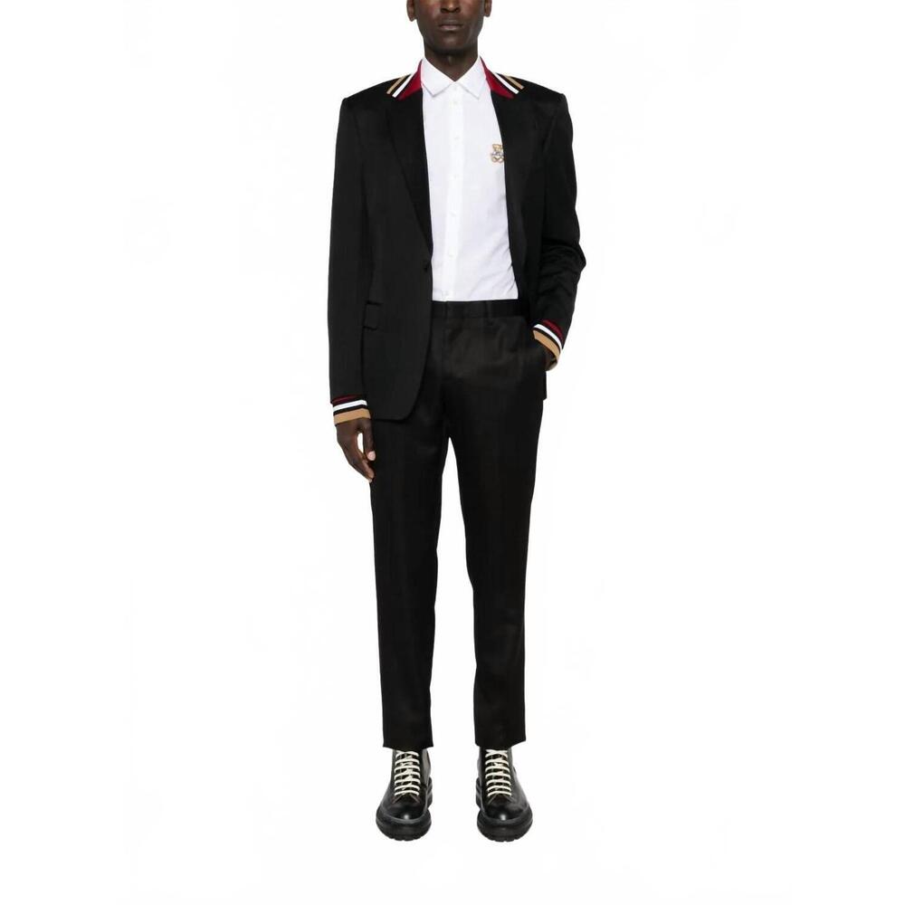 NEW MOSCHINO tailored tapered trousers in black
